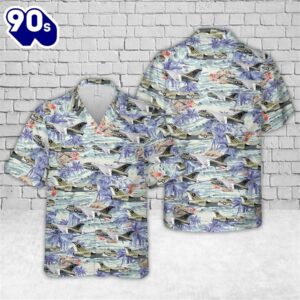 U.S Navy VA-66 A-7E Corsair Hawaiian Shirt