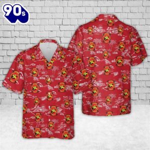 U.S Navy VA-87 Badge Hawaiian Shirt