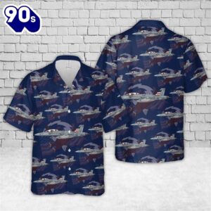 U.S Navy VAQ-140 Patriots EA-18G Hawaiian Shirt