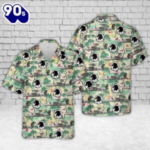 U.S Navy VAW-113 Black Eagles E-2D Hawaiian Shirt
