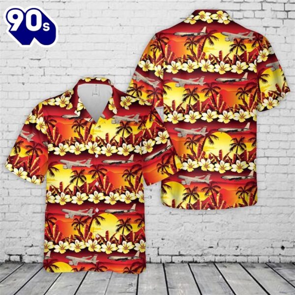 Us Air Force Boeing Kc-135 Stratotanker Trendy Hawaiian Shirt