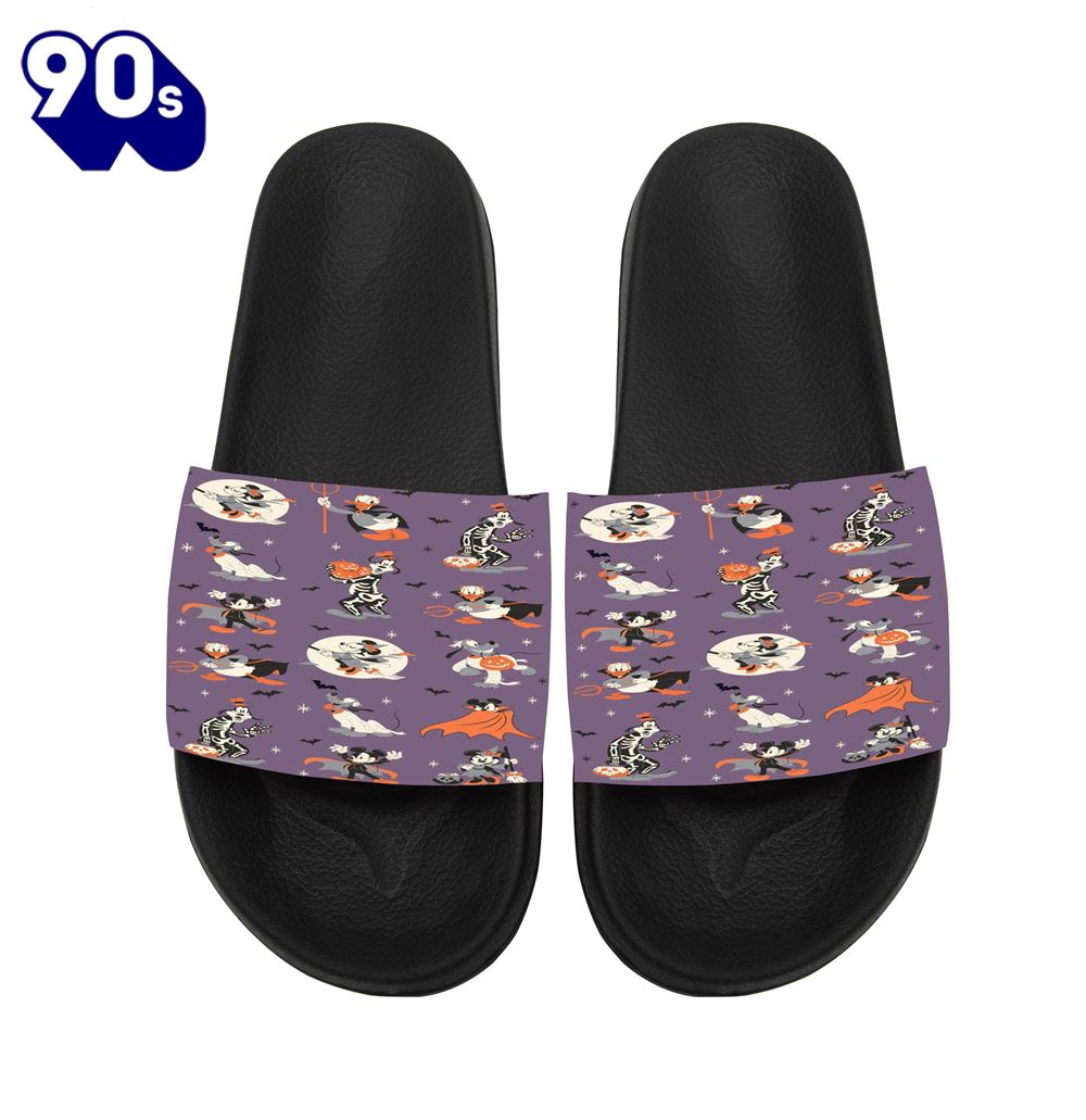 Disney Mickey And Friends Halloween Gift For Fans Sandals Disney Mickey And Friends Halloween Gift For Fans Sandals