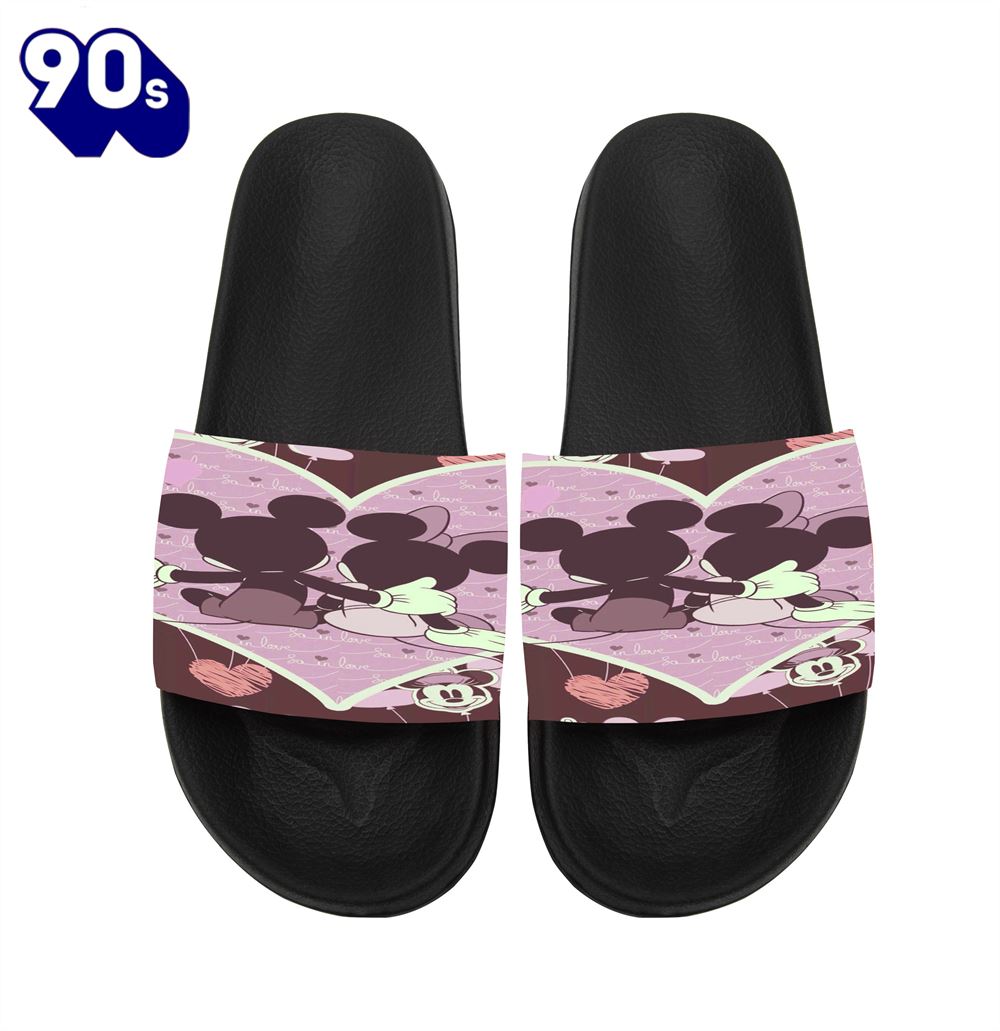 Disney Mickey Minnie Heart Gift For Fans Sandals Disney Mickey Minnie Heart Gift For Fans Sandals