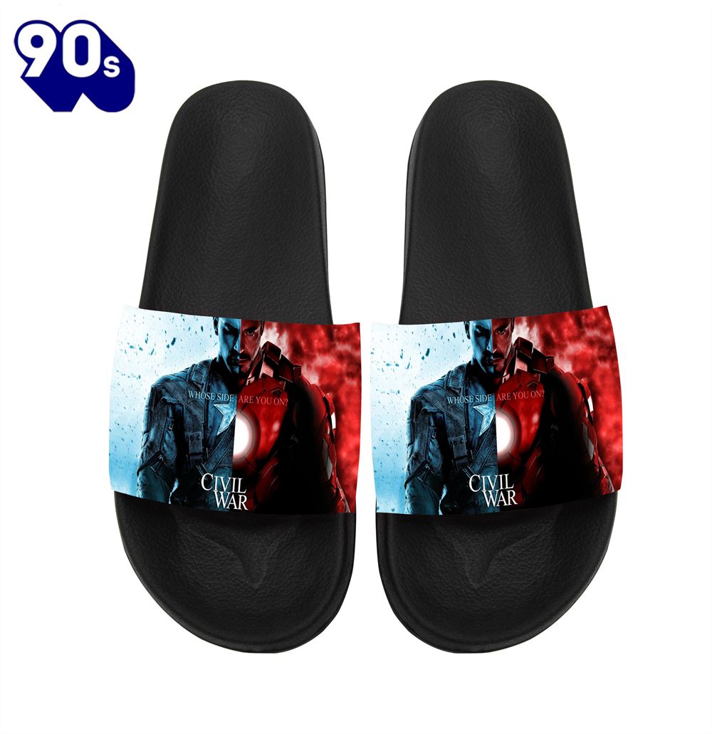 Marvel Avengers Captain America Civil War v2 Gift For Fans Sandals Marvel Avengers Captain America Civil War v2 Gift For Fans Sandals