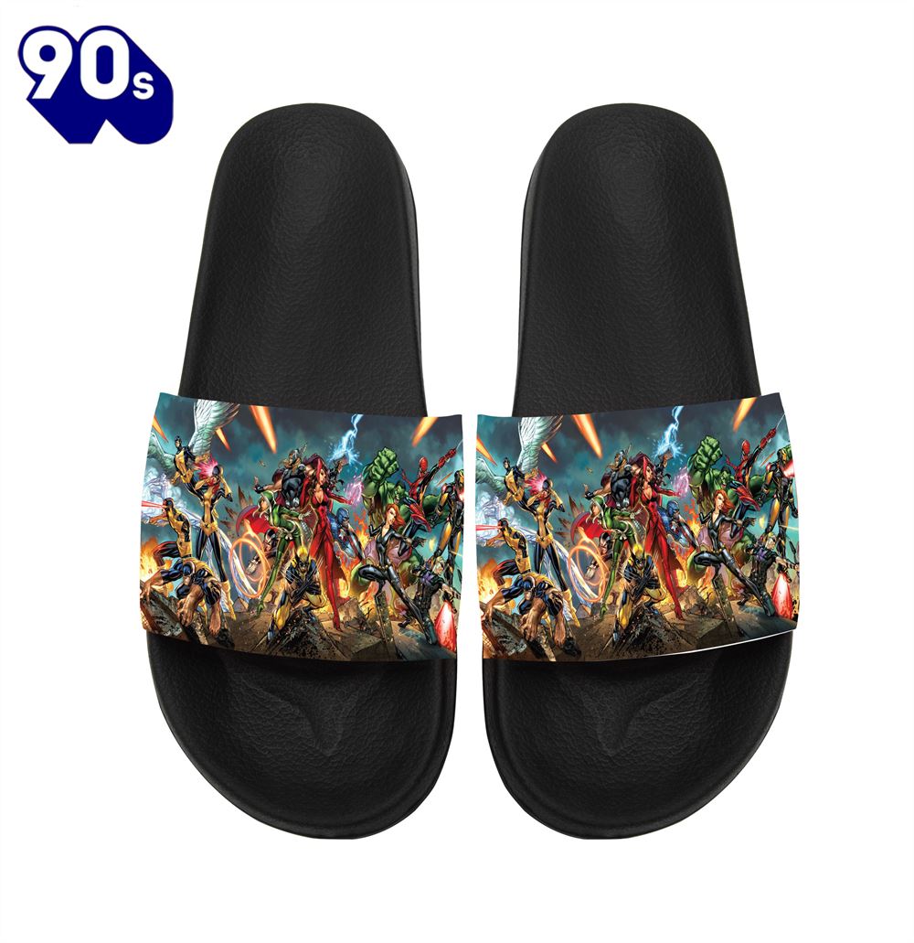 Marvel Avengers Comics Gift For Fans Sandals Marvel Avengers Comics Gift For Fans Sandals