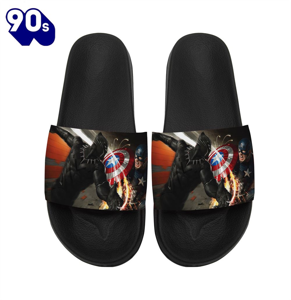 Marvel Black Panther v4 Gift For Fans Sandals Marvel Black Panther v4 Gift For Fans Sandals