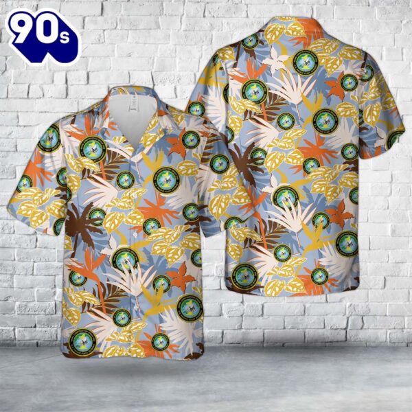 US Navy Seabee Naval Construction Group 1 Hawaiian Shirt