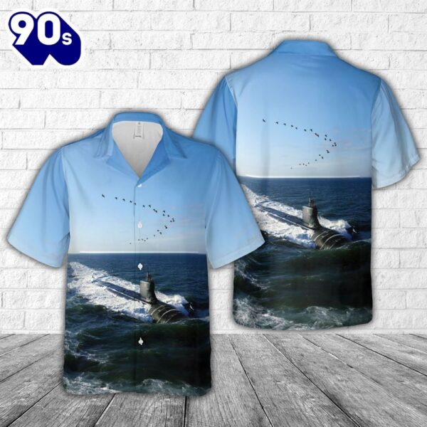 US Navy Seawolf-class submarine Hawaiian Shirt