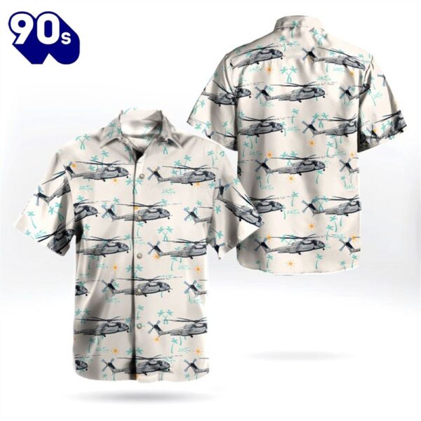 US Navy Sikorsky MH-53E Sea Dragon Hawaiian Shirt