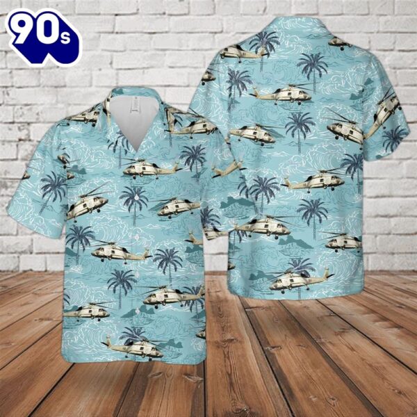 US Navy Sikorsky SH-60 Seahawk Hawaiian Shirt