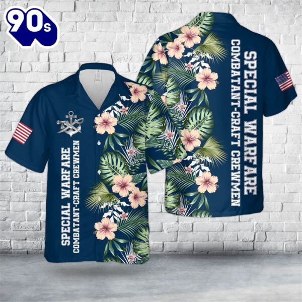 US Navy Special Warfare Combatant-craft Crewmen Hawaiian Shirt