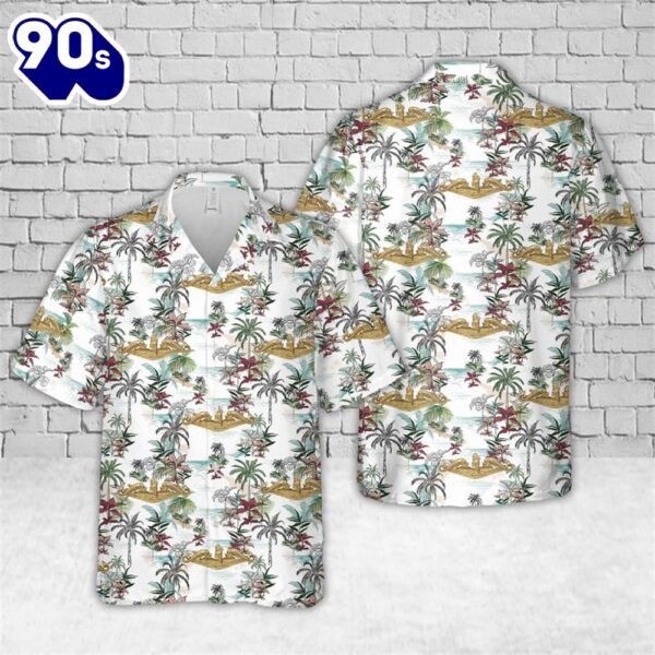 US Navy Submarine Badge – WWII Gold Hawaiian Shirt