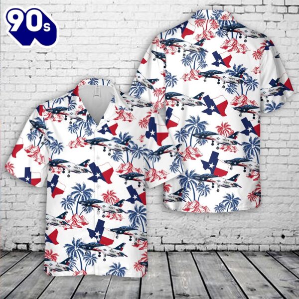 US Navy TW-2 Texas Flag T-45C Hawaiian Shirt