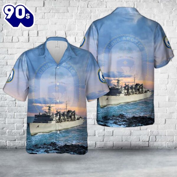 US Navy USNS Arctic (T-AOE-8) Hawaiian Shirt