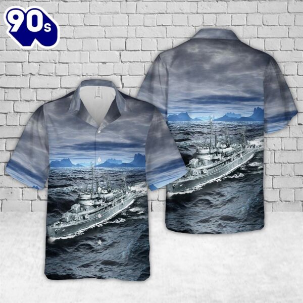 US Navy USS Absecon (AVP-23) Hawaiian Shirt