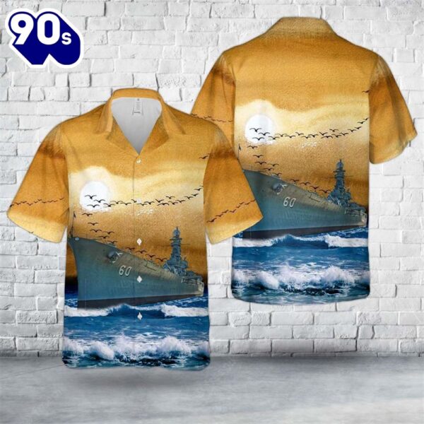 US Navy USS Alabama – BB-60 Museum Ship Hawaiian Shirt