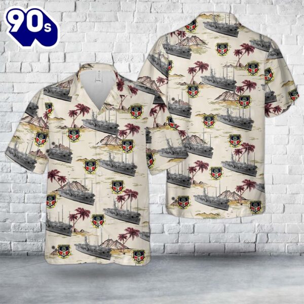 US Navy USS Arlington (AGMR-2) Hawaiian Shirt
