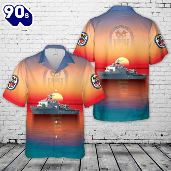 US Navy USS Ashland (LSD-48) Hawaiian Shirt