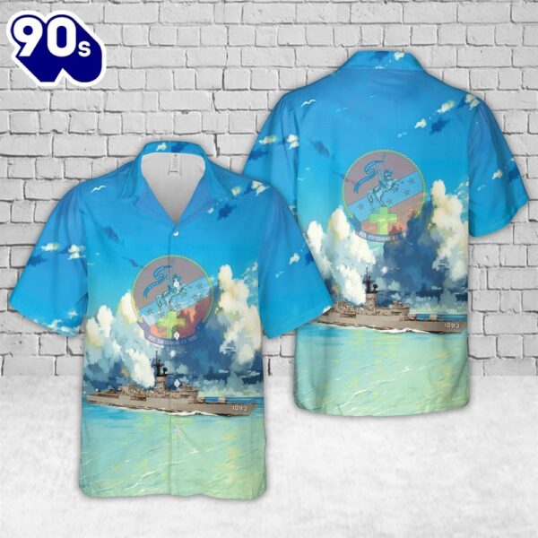 US Navy USS Capodanno (FF-1093) Hawaiian Shirt