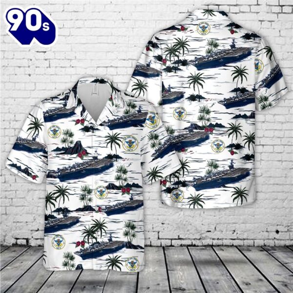 US Navy USS Carl Vinson (CVN-70) Hawaiian Shirt