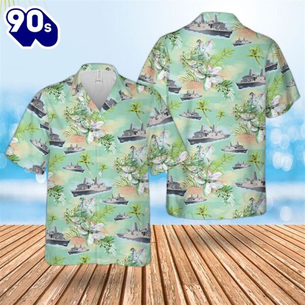 US Navy USS Green Bay (LPD-20) Hawaiian Shirt