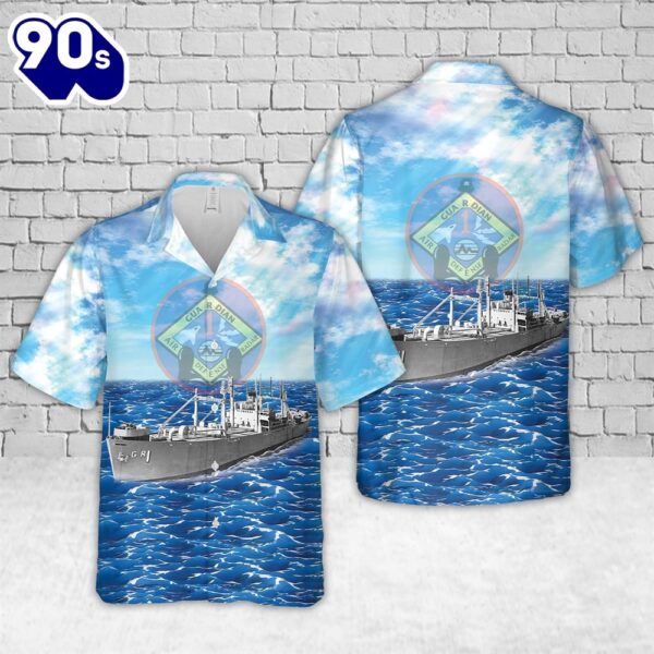 US Navy USS Guardian (AGRYAGR-1) Hawaiian Shirt