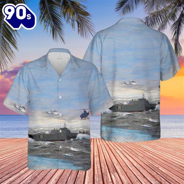 US Navy USS Independence (LCS-2) Hawaiian Shirt