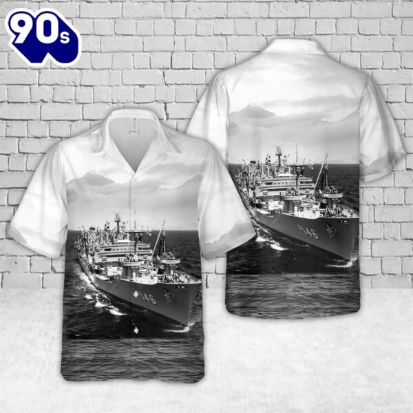 US Navy USS Kawishiwi (AO-146) Hawaiian Shirt