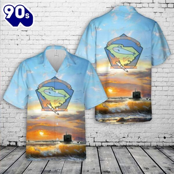 US Navy USS L. Mendel Rivers (SSN-686) Hawaiian Shirt