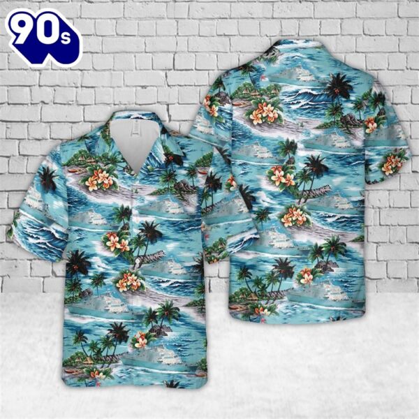 US Navy USS Little Rock (LCS-9) Hawaiian Shirt