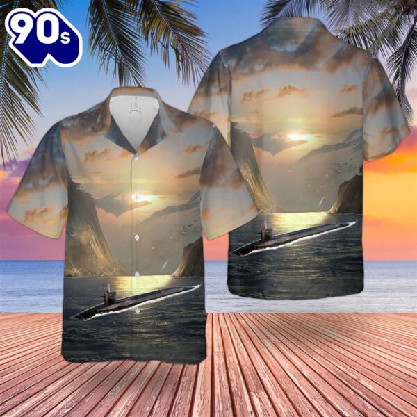 US Navy USS Maine (SSBN-741) Hawaiian Shirt