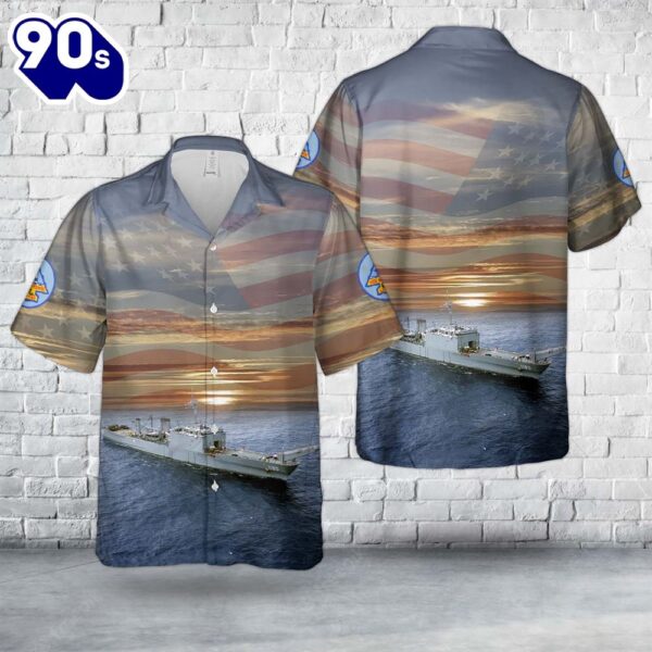 US Navy USS Manitowoc (LST-1180) Hawaiian Shirt