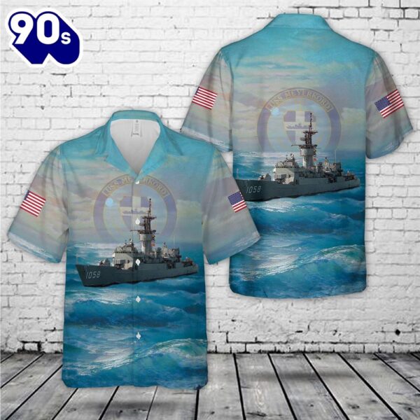 US Navy USS Meyerkord (FF-1058) Hawaiian Shirt