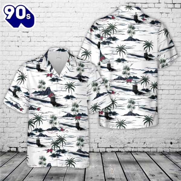 US Navy USS Missouri (SSN-780) Hawaiian Shirt
