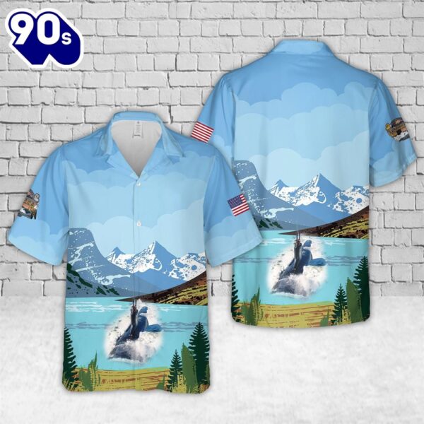 US Navy USS Montana (SSN-794) Hawaiian Shirt