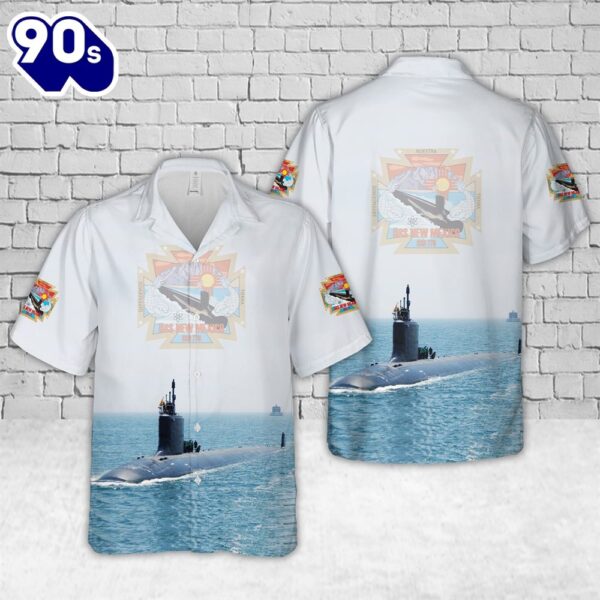 US Navy USS New Mexico (SSN-779) Hawaiian Shirt