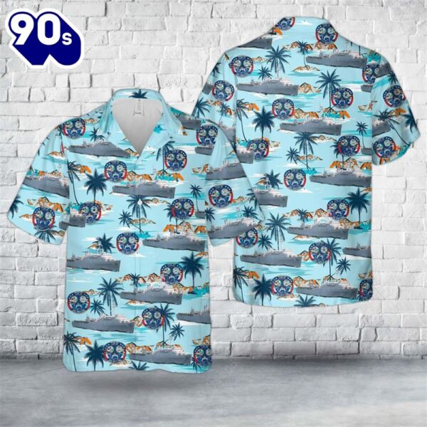US Navy USS Portland (LSD-37) Hawaiian Shirt