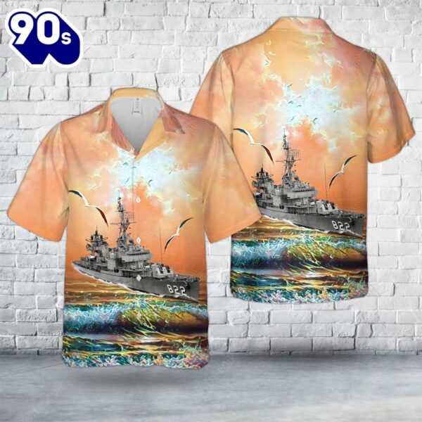 US Navy USS Robert H. McCard (DD-822) Gearing-class destroyer Hawaiian Shirt