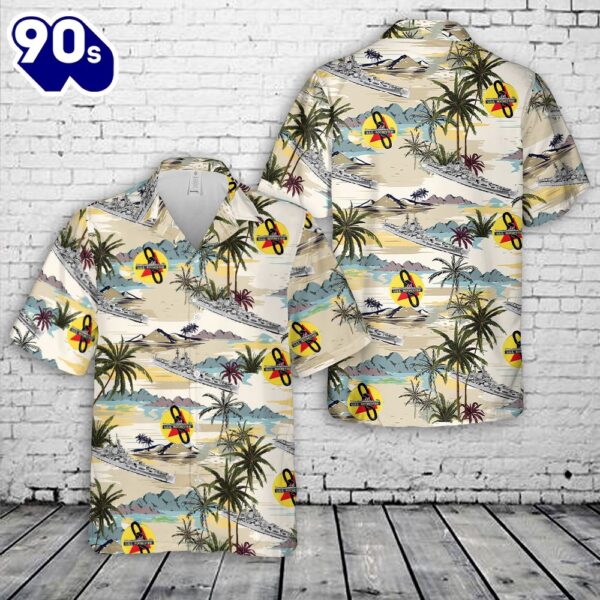 US Navy USS Rochester (CA-124) Hawaiian Shirt