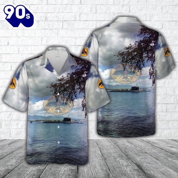 US Navy USS Sam Houston (SSBN-609) Hawaiian Shirt