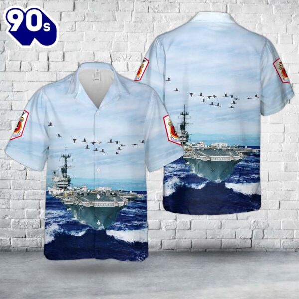 US Navy USS Saratoga (CVCVACVB-60) Hawaiian Shirt