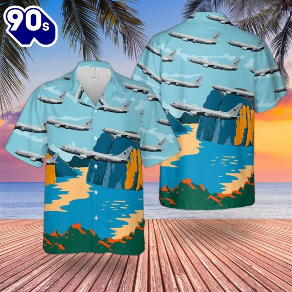 US Navy VP-4 The Skinny Dragons P-8A Hawaiian Shirt