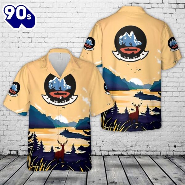 US Navy VS-37 S-3A Viking Hawaiian Shirt