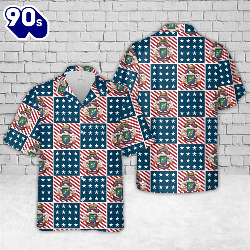 75th Ranger Regiment - Army Rangers Special Edition, 4th Of July Hawaiian Shirt 75th Ranger Regiment - Army Rangers Special Edition, 4th Of July Hawaiian Shirt