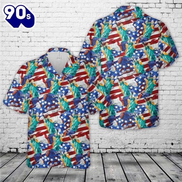 America Liberty, 4th Of July Hawaiian Shirt