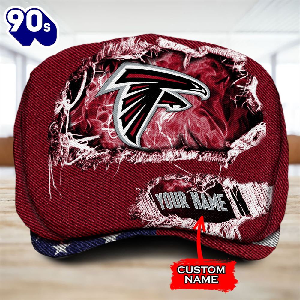 Atlanta Falcons NFL Jeff Cap Custom Name Atlanta Falcons NFL Jeff Cap Custom Name