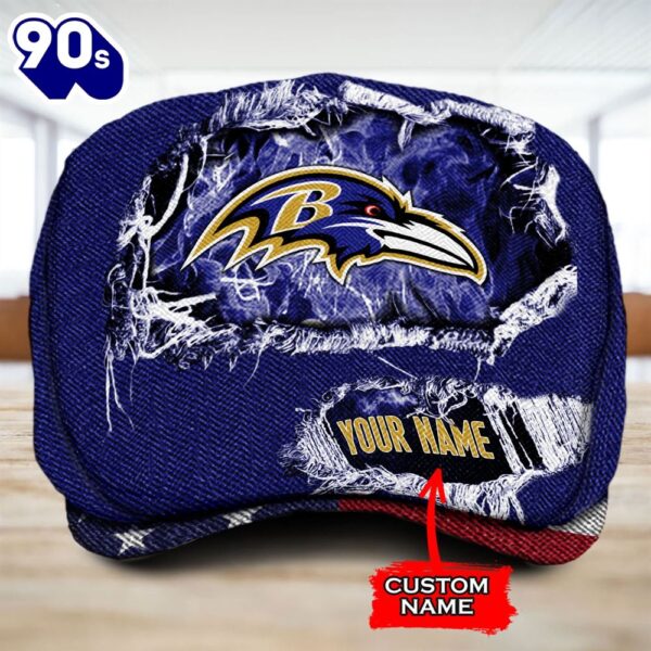 Baltimore Ravens NFL Jeff Cap Custom Name