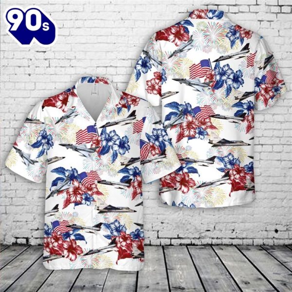 Convair F-106 Delta Dart 4th Of July Hawaiian Shirt