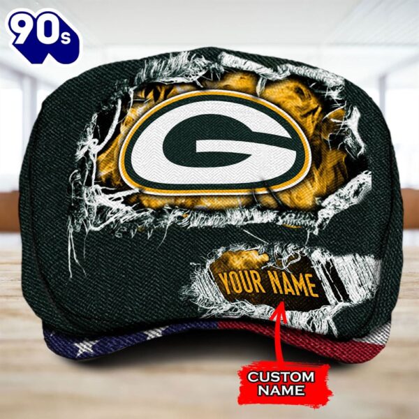 Green Bay Packers NFL Jeff Cap Custom Name