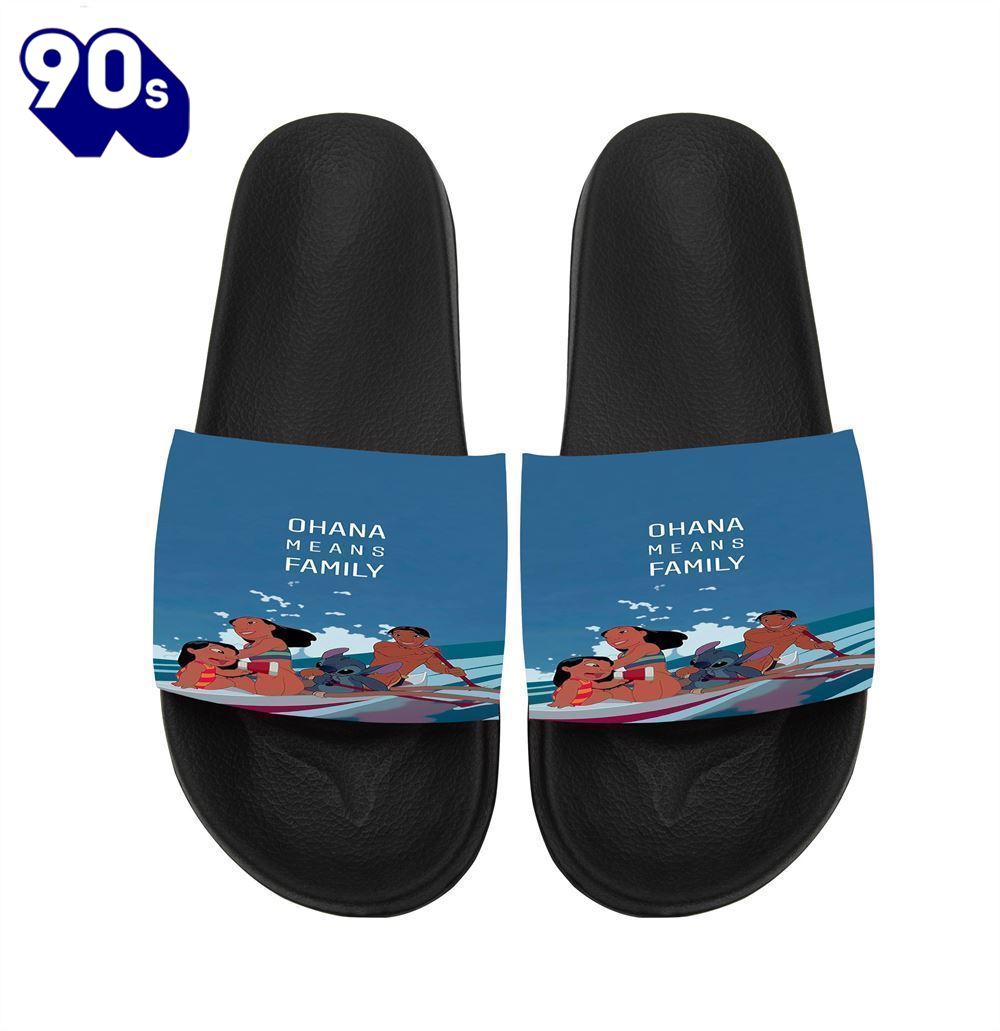Lilo And Stitch Ohana Means Famlily Gift For Fans Sandals Lilo And Stitch Ohana Means Famlily Gift For Fans Sandals